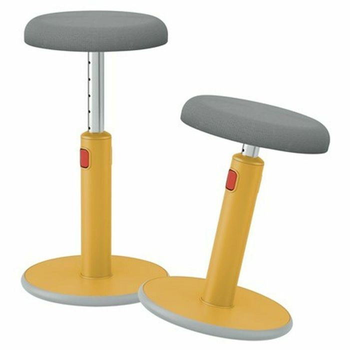 Taburete Ergonómico Leitz Ergo Cosy Active Amarillo Plástico 11 Taburete Ergonómico Leitz Ergo Cosy Active Amarillo Plástico 11