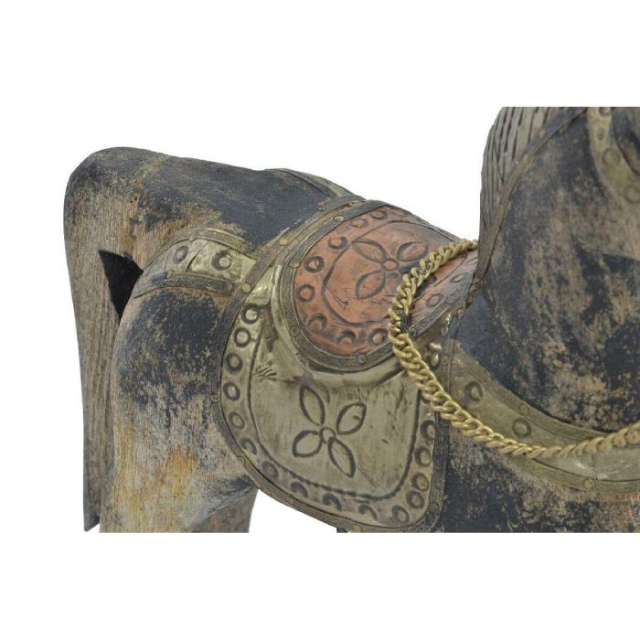 Figura Colonial DKD Home Decor Natural Negro 9 x 34 x 31 cm 1 Figura Colonial DKD Home Decor Natural Negro 9 x 34 x 31 cm 1