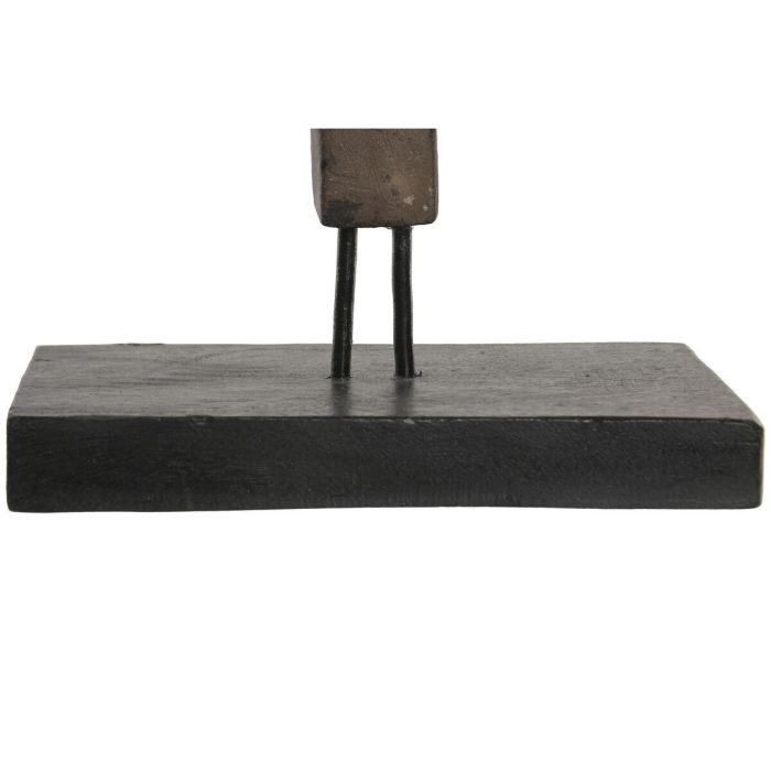 DKD Home Decor Figura Tropical 2c25 Mascara Tribal Suar y Hierro 12 x 48.5 x 26.5 cm 2
