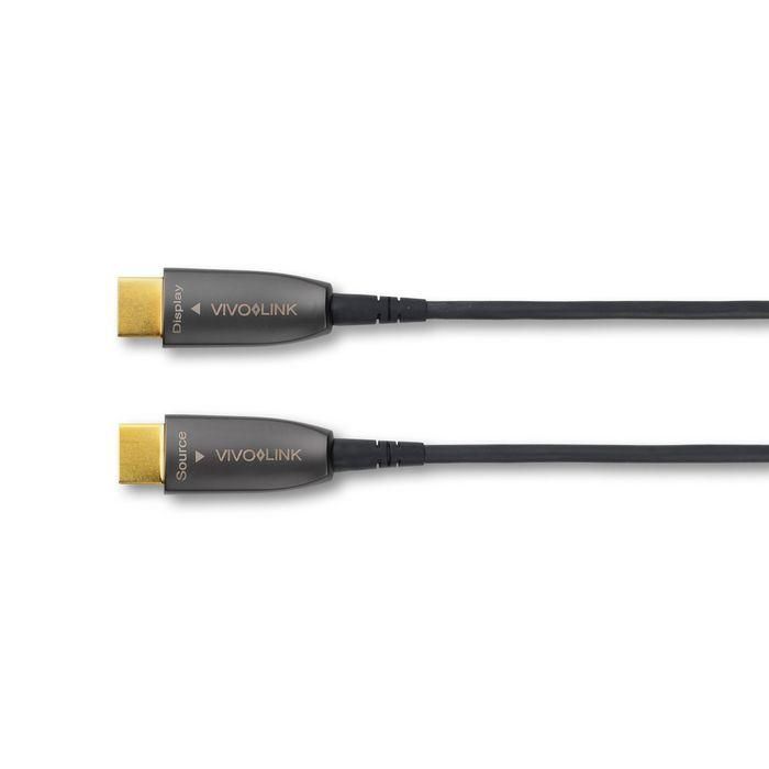 Vivolink Cable HDMI óptico 4K 40m, Soporte HDMI 2.0 18Gbps 0 Vivolink Cable HDMI óptico 4K 40m, Soporte HDMI 2.0 18Gbps 0