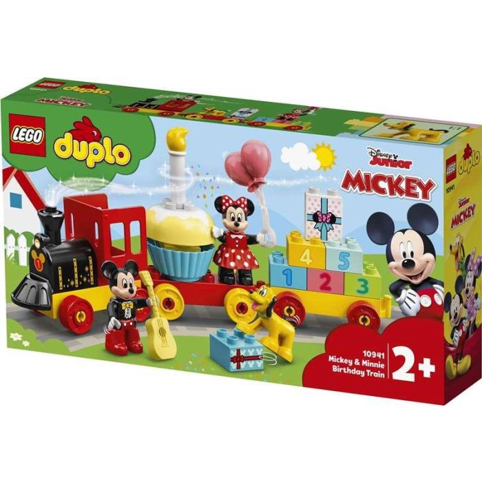 Lego Duplo Juego de Construcción Tren de Cumpleaños Mickey y Minnie (22 Piezas)
