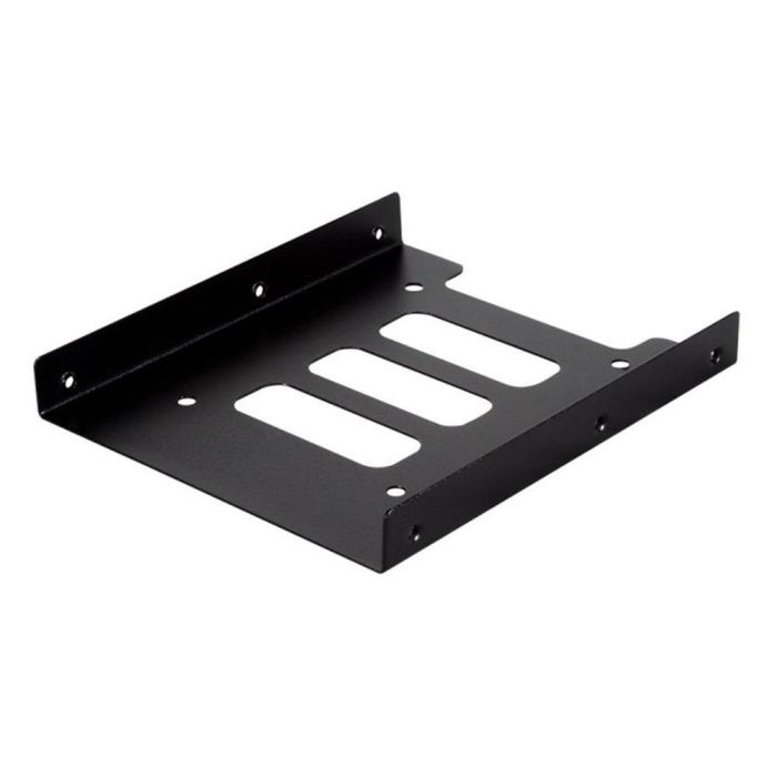 Unykach Adaptador Metálico Bahía 2.5 Pulgadas a 3.5 Pulgadas Negro para SSD y HDD, Compatibilidad Universal