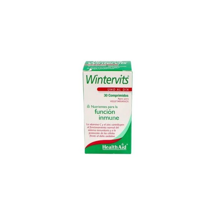 Health Aid Wintervits 30 Comprimidos. Vitamina C, Zinc, Própolis, Maitake y Astrágalo. Apoyo al Sistema Inmunitario