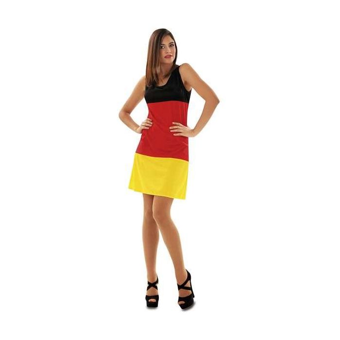 My Other Me Prenda con Diseño Bandera Alemana para Mujer, Talla M, Multicolor - Ideal para mayores de 14 años 0 My Other Me Prenda con Diseño Bandera Alemana para Mujer, Talla M, Multicolor - Ideal para mayores de 14 años 0
