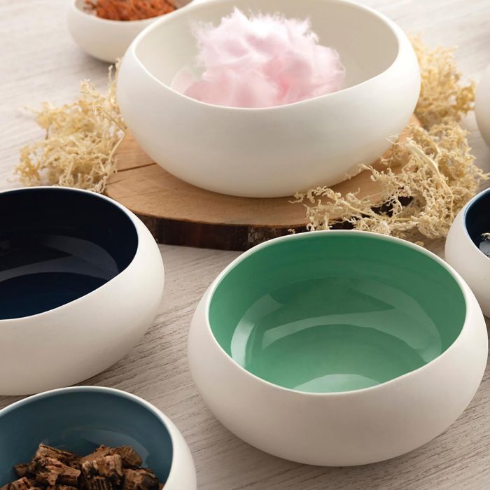 Ariane Bol Porcelana Organic Azul 16 cm Juego de 6 Unidades Reforzado Profesional Apto Lavavajillas Microondas y Horno 4 Ariane Bol Porcelana Organic Azul 16 cm Juego de 6 Unidades Reforzado Profesional Apto Lavavajillas Microondas y Horno 4
