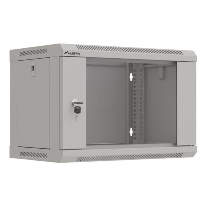 Lanberg WF03-5306-10S Armario Rack de Pared 6U Gris - Carga Máxima 60 kg, con Bloqueo de Teclado y Rieles Lanberg WF03-5306-10S Armario Rack de Pared 6U Gris - Carga Máxima 60 kg, con Bloqueo de Teclado y Rieles