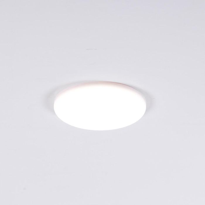 Placa LED 8W 569Lm 4200ºK Circular sin Marco 40.000H [LUM-NSDL-R100-W Blanco Natural 1