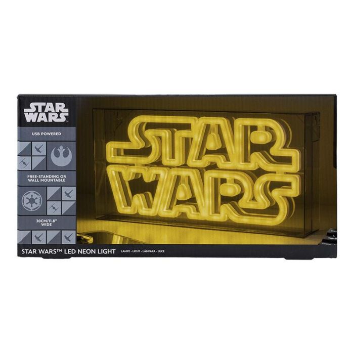 Paladone Lámpara LED Star Wars Logo con Cable USB-C 0 Paladone Lámpara LED Star Wars Logo con Cable USB-C 0