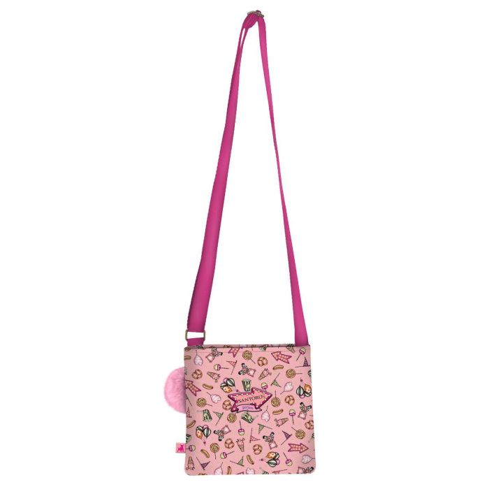 Bolso Bandolera Gorjuss Carousel Salmón (21 x 20 x 1.5 cm) 1
