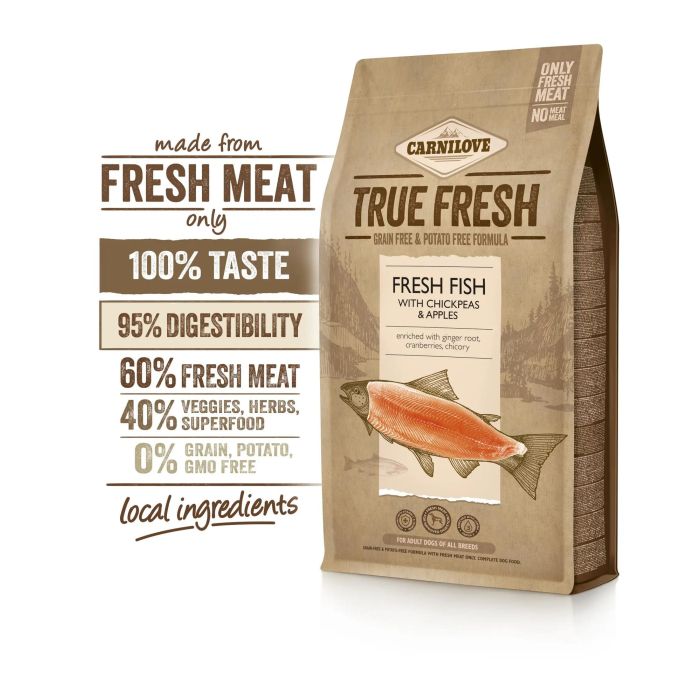 Carnilove Canine Adult True Fresh Pescado 1.4 kg - Alimento para perros adultos