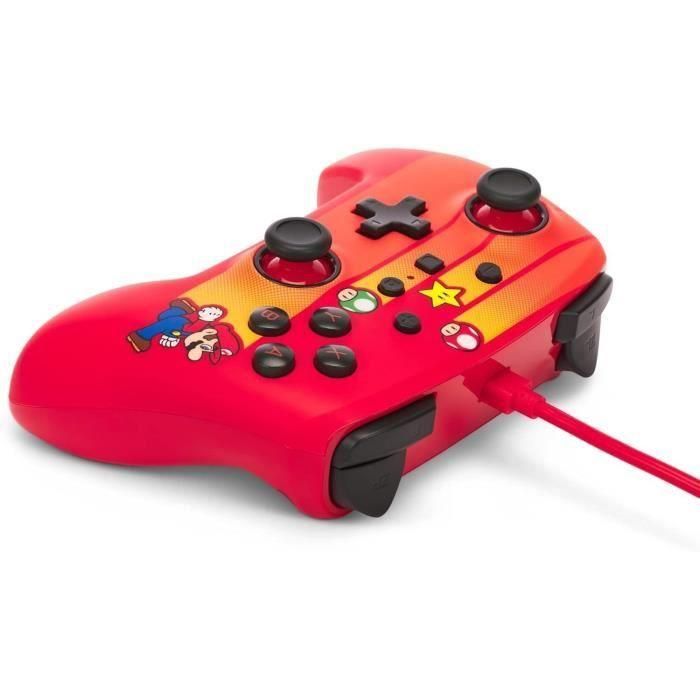 Power A 1526539-01 Mando con Cable Mejorado para Nintendo Switch - Speedster Mario, Compatible con Switch OLED y Switch, Diseño Oficial Nintendo 5