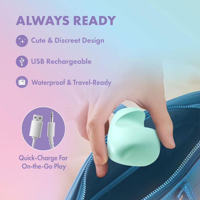 Masajeador Blush Play with me Verde 11 Masajeador Blush Play with me Verde 11