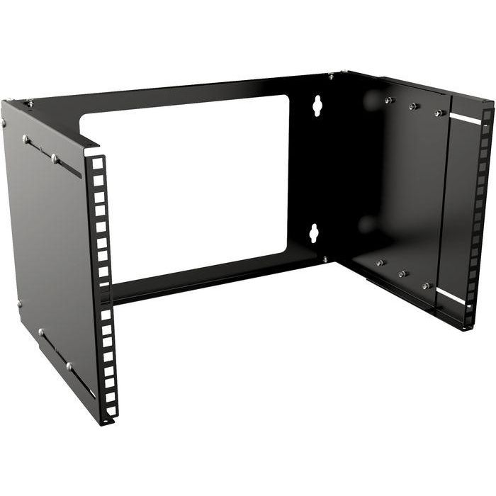 Lanview 19" 6U Rack Abierto de Pared con Profundidad Ajustable y Estructura Plegable para LAN y A/V