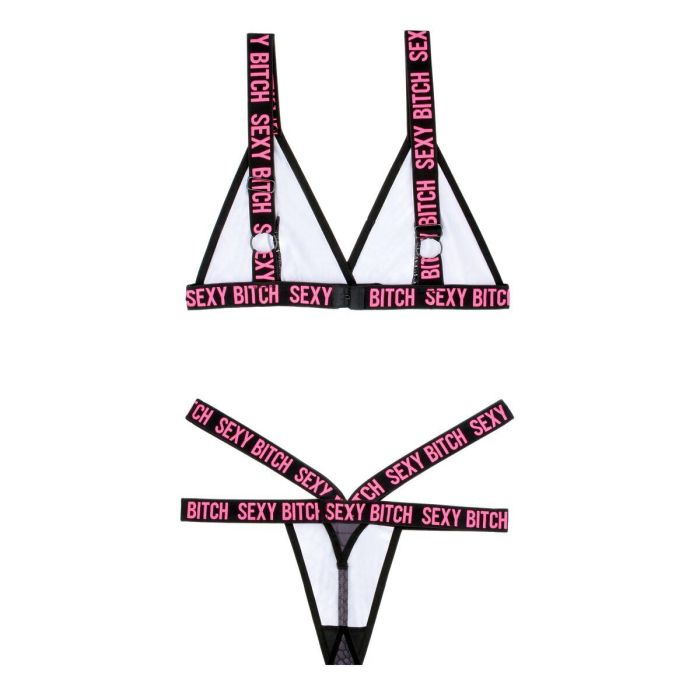 Conjunto de Lencería Fantasy Lingerie Negro (L/XL) 3 Conjunto de Lencería Fantasy Lingerie Negro (L/XL) 3
