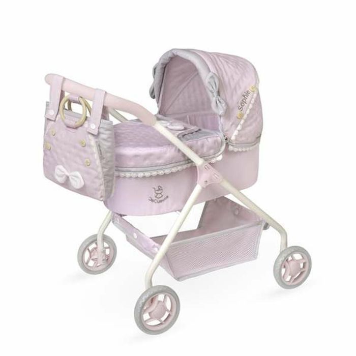 Decuevas Coche de Muñeca Sophie para Muñecas hasta 42 cm, Metal, Plástico, Poliéster. Medidas 35x50x56 cm. Edad +3 años. 0 Decuevas Coche de Muñeca Sophie para Muñecas hasta 42 cm, Metal, Plástico, Poliéster. Medidas 35x50x56 cm. Edad +3 años. 0