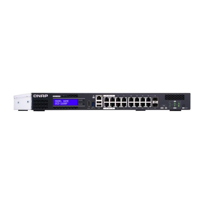 QNAP QGD-1600P-4G Switch Gestionado PoE 16+4 Puertos Montaje en Rack 1U