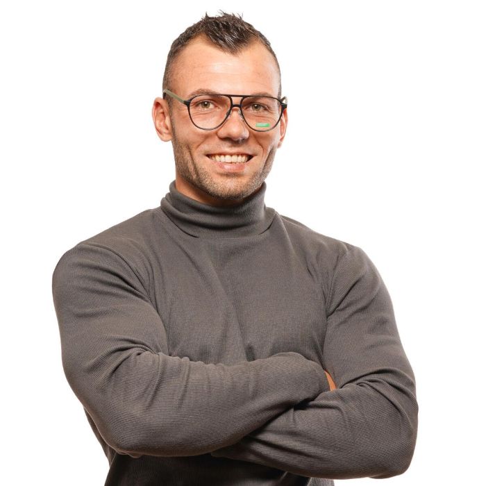 Montura de Gafas Hombre Benetton BEO1008 56001 1 Montura de Gafas Hombre Benetton BEO1008 56001 1