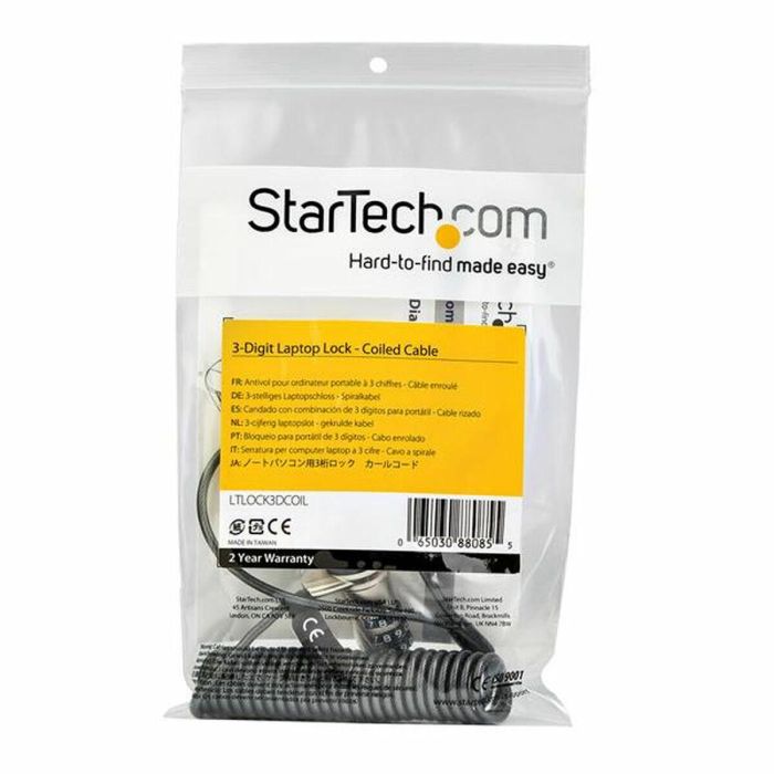 Cable de Seguridad Startech 1,83 m 1