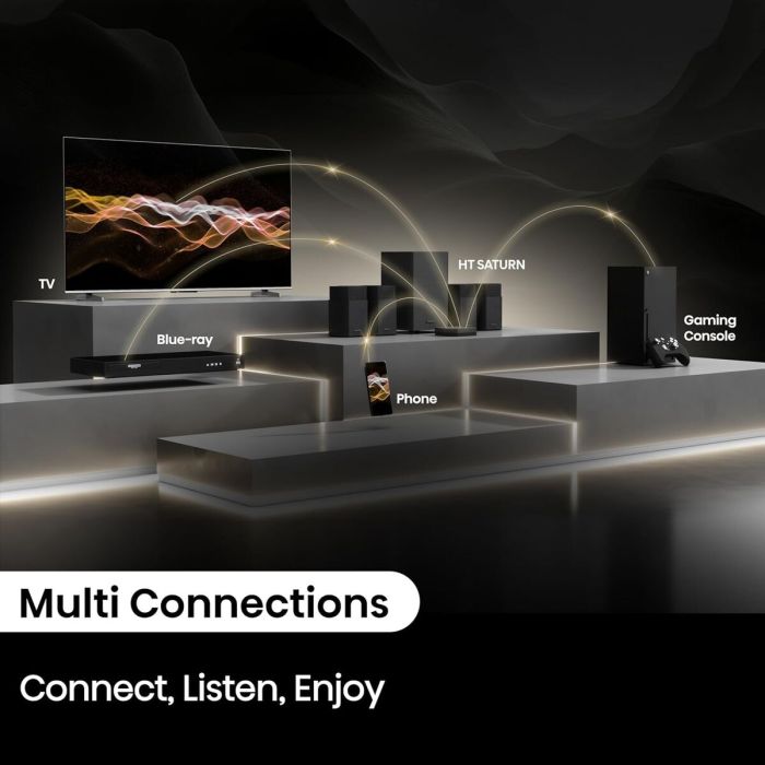 Barra de Sonido Hisense HT SATURN Negro 3 Barra de Sonido Hisense HT SATURN Negro 3