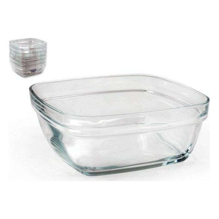 Ensaladera Duralex Lys 17 cm 1.15L transparente cuadrada (24 Unidades) Ensaladera Duralex Lys 17 cm 1.15L transparente cuadrada (24 Unidades)