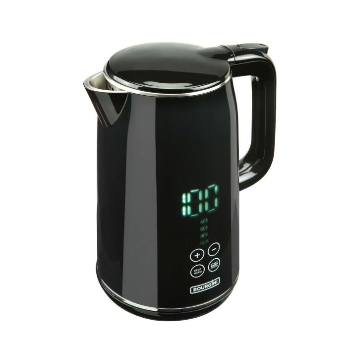 Hervidor Bourgini 235011 KETTLE 2200 W Negro 1,7 L 2