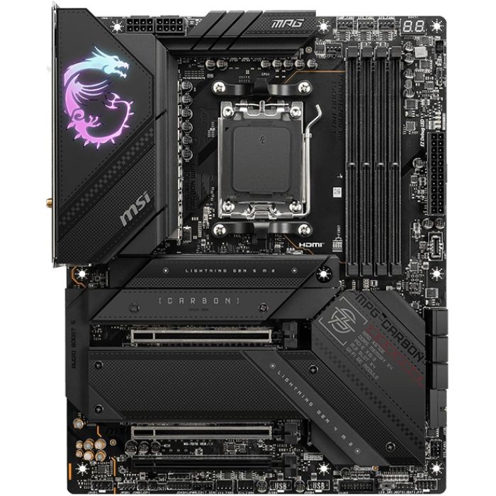 MSI X670E Carbon Wifi Placa Base AM5 MPG D 1 MSI X670E Carbon Wifi Placa Base AM5 MPG D 1