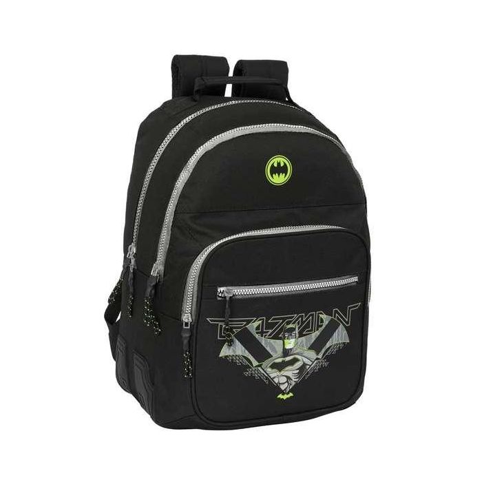 Safta Mochila Batman "Game Over" Doble Adapt. Carro Escolar 32x42x15cm