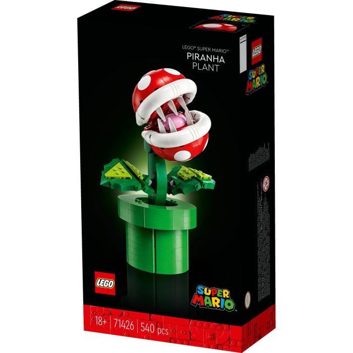 LEGO 71426 Super Mario Planta Piraña: Figura Articulada con Tubo y 2 Piezas, Modelo para Adultos 9 LEGO 71426 Super Mario Planta Piraña: Figura Articulada con Tubo y 2 Piezas, Modelo para Adultos 9