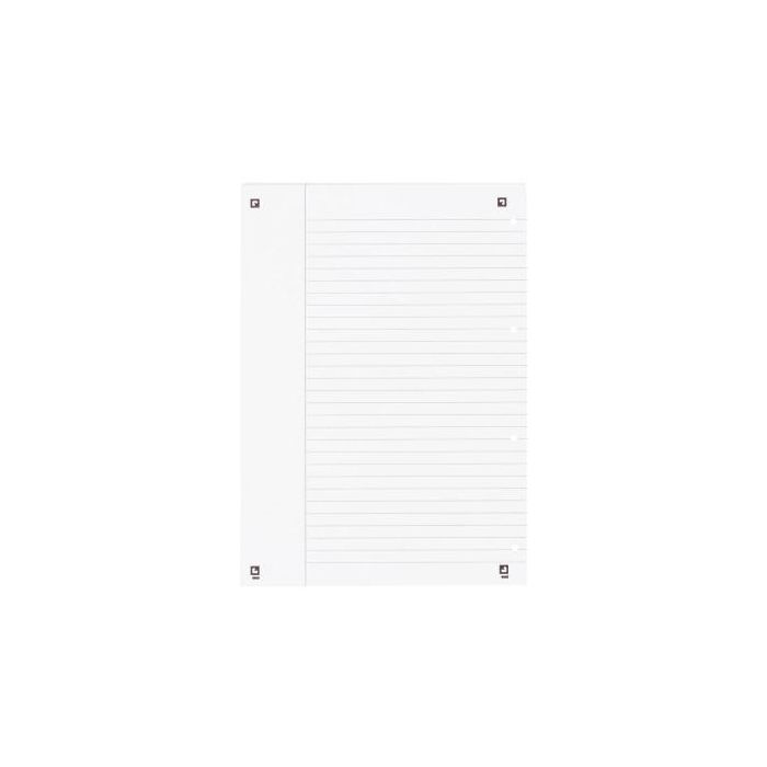 Oxford Collegeblock A4+220x295mm 80 Bl. Liniert Rand weiß R 5 Oxford Collegeblock A4+220x295mm 80 Bl. Liniert Rand weiß R 5