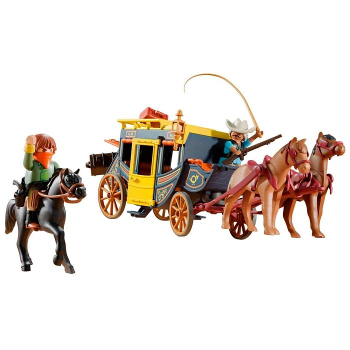 Playmobil Diligencia del Salvaje Oeste Western, Juguete de Construcción de Plástico para Niños de 3 Años en Adelante 1 Playmobil Diligencia del Salvaje Oeste Western, Juguete de Construcción de Plástico para Niños de 3 Años en Adelante 1