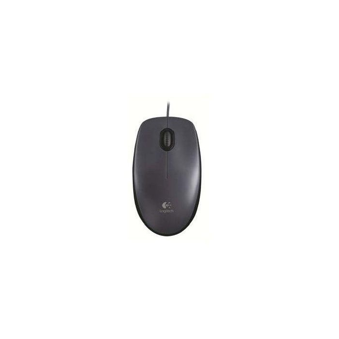 Logitech Mouse M90, USB Type-A, Grey