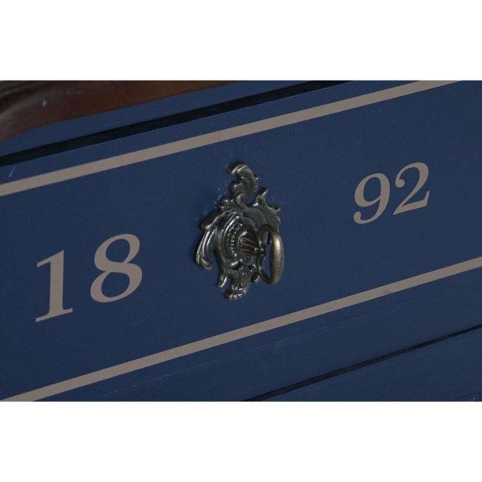 Buffet Atlantico DKD Home Decor Azul Marino Marron 48 x 90 x 120 cm 2 Buffet Atlantico DKD Home Decor Azul Marino Marron 48 x 90 x 120 cm 2