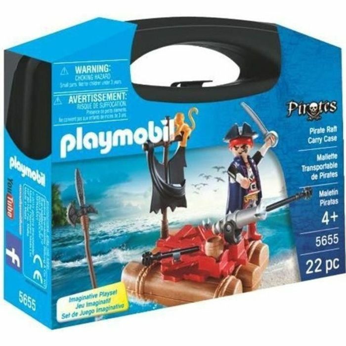 Playmobil Maleta Pirata Cañón y Proyectiles 22 Piezas A Partir de 4 Años PL5655