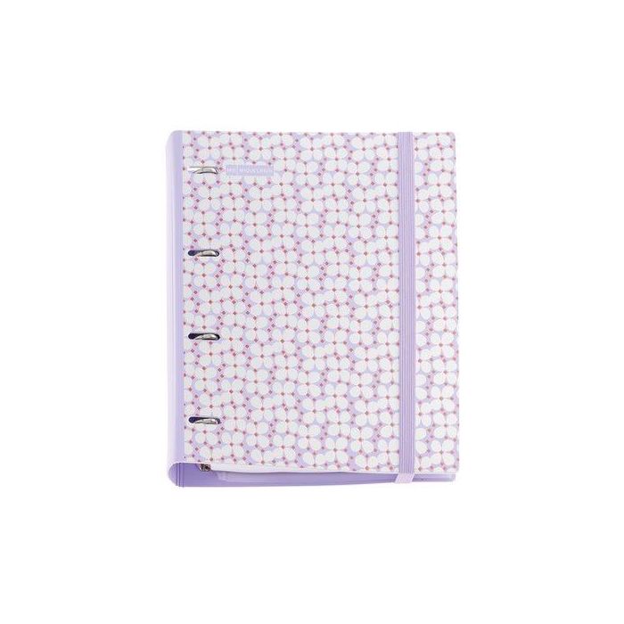 Carpebloc Miquelrius Lifestyle Polyfoam A4 4 An.Mixtas 35Mm Con Rec.100 Hj. 90 Gr. Lavander Flower
