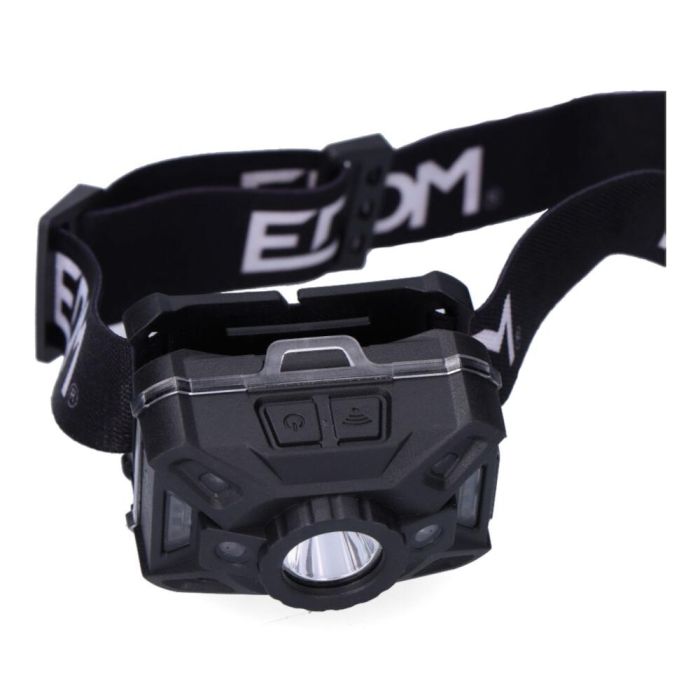 Edm Linterna de cabeza LED con sensor, 7 tipos de luz, 5W/1W, 200LM-25LM, luz roja, inclinación ajustable, 8500K, 3xAAA 5