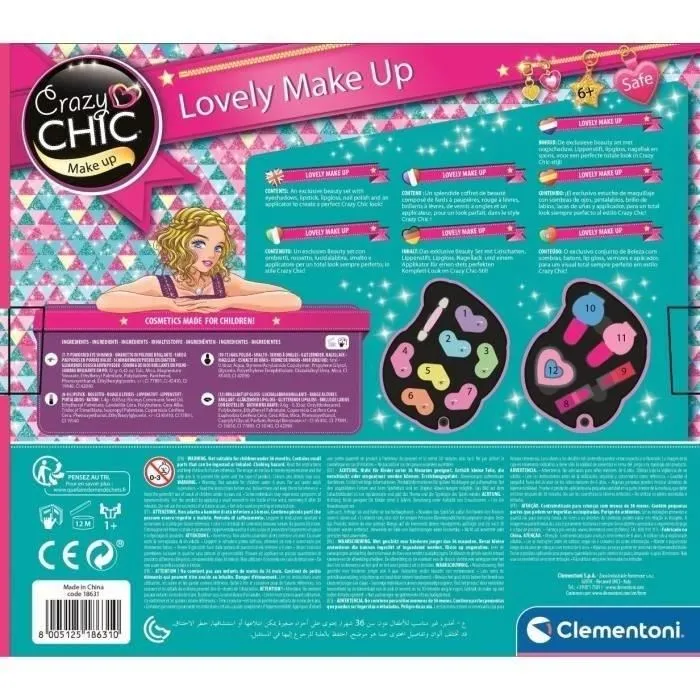 Clementoni 18643 Paleta de Maquillaje Unicornio 5