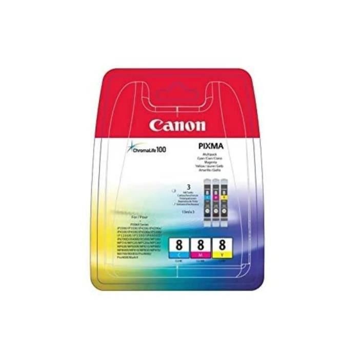 Canon Tinta Multipack C - M - Y Bj-W8500 Pack 3 - Cli8 2