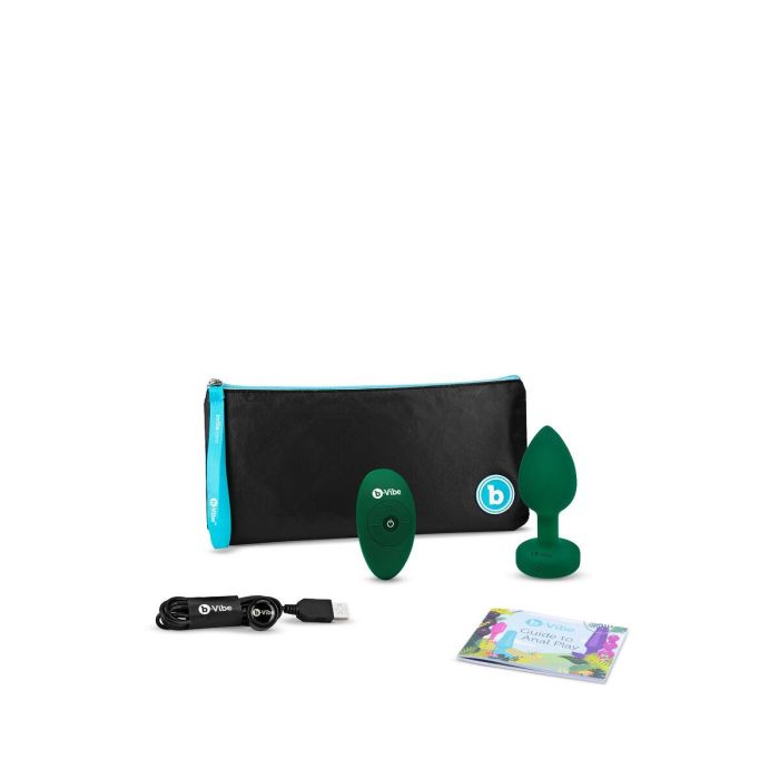 Plug Anal B-Vibe Vibrating Jewel Verde M/L 7 Plug Anal B-Vibe Vibrating Jewel Verde M/L 7