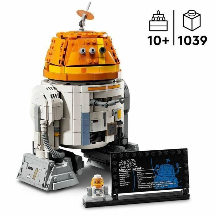 LEGO Star Wars 75416 Ahsoka, el droide astromecánico Chopper (C1-10P), set de construcción, a partir de 10 años 3 LEGO Star Wars 75416 Ahsoka, el droide astromecánico Chopper (C1-10P), set de construcción, a partir de 10 años 3