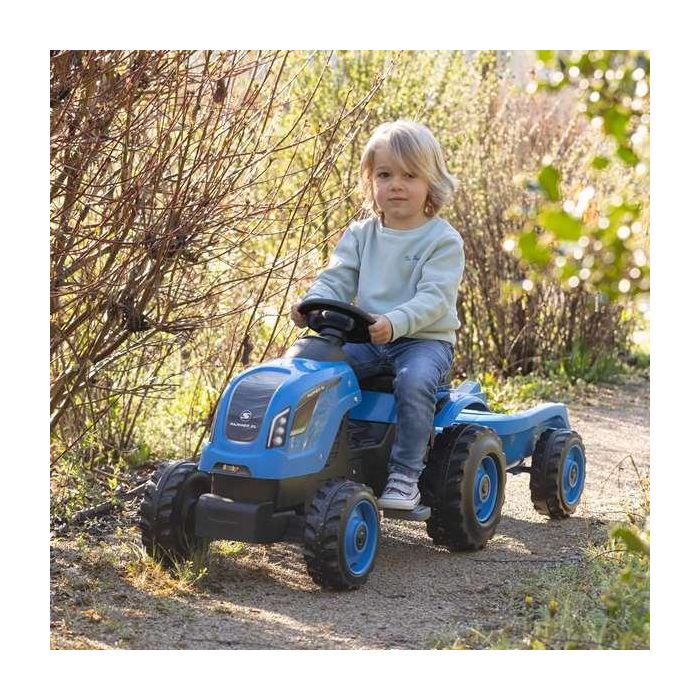 Smoby Tractor a pedales Farmer XL con remolque azul 142x44x54 cm 7 Smoby Tractor a pedales Farmer XL con remolque azul 142x44x54 cm 7
