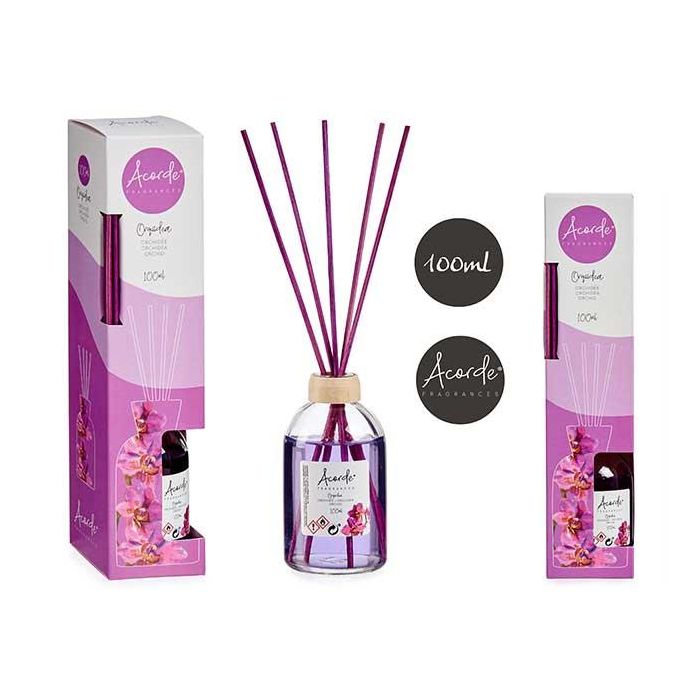 Mikado Orquídea 100 ml - Vidrio, Palma de Ratan, Madera, Rosa - Acorde (6 Unidades) Mikado Orquídea 100 ml - Vidrio, Palma de Ratan, Madera, Rosa - Acorde (6 Unidades)