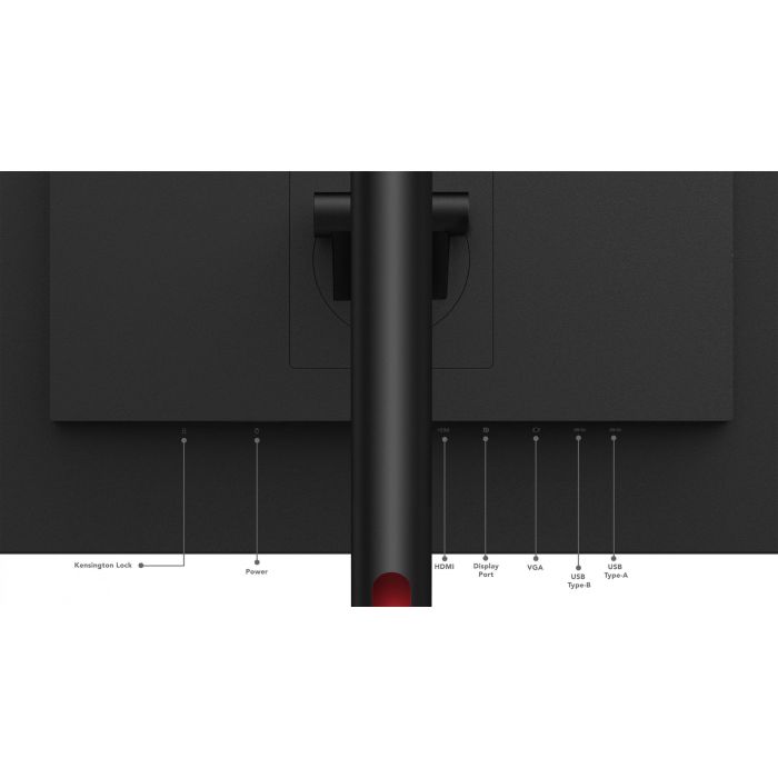 Lenovo ThinkVision T27i-30 Monitor 27'' Full HD (1920x1080) IPS 4ms HDMI DisplayPort USB VGA VESA Pivot Negro 4 Lenovo ThinkVision T27i-30 Monitor 27'' Full HD (1920x1080) IPS 4ms HDMI DisplayPort USB VGA VESA Pivot Negro 4
