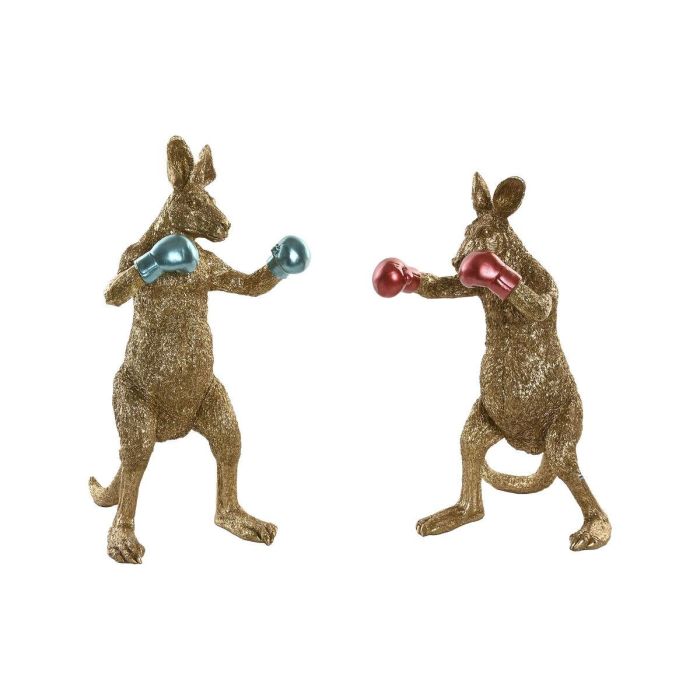 DKD Home Decor Figura Canguro Moderno Resina Rojo y Azul 40.5 x 23 x 25 cm (2 Unidades Surtidas) DKD Home Decor Figura Canguro Moderno Resina Rojo y Azul 40.5 x 23 x 25 cm (2 Unidades Surtidas)