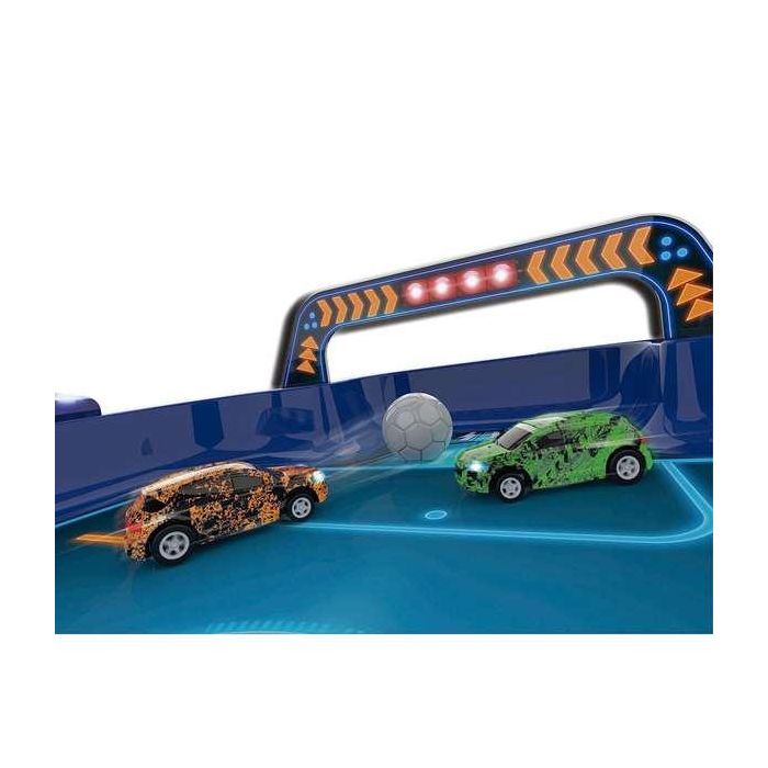 Estadio con coches radio control goal cars supercup ¡combina la conducción con técnicas de fútbol! incluye 2 vehículos con luces 50x70 cm 1 Estadio con coches radio control goal cars supercup ¡combina la conducción con técnicas de fútbol! incluye 2 vehículos con luces 50x70 cm 1