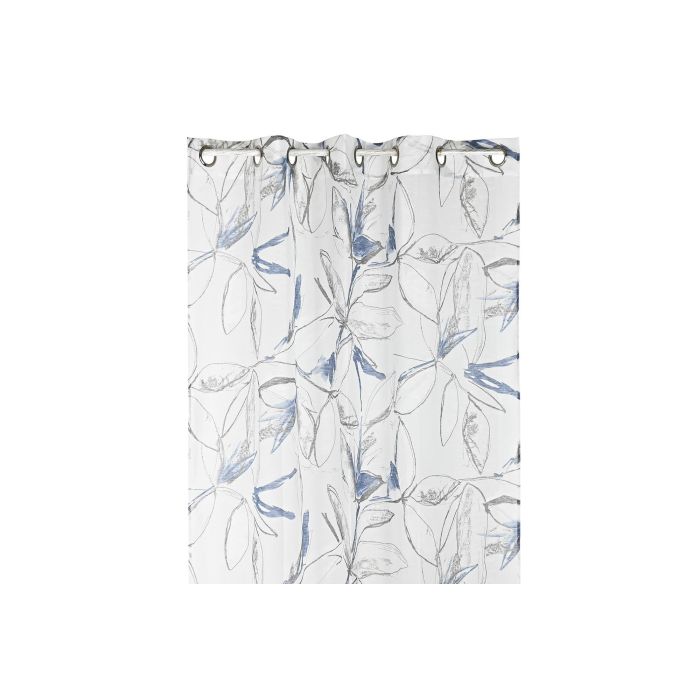 DKD Home Decor Cortina Alpino de Poliéster Azul Blanco, 2 Paneles de 270 cm de Alto x 140 cm de Ancho, Densidad 110 gsm 1 DKD Home Decor Cortina Alpino de Poliéster Azul Blanco, 2 Paneles de 270 cm de Alto x 140 cm de Ancho, Densidad 110 gsm 1