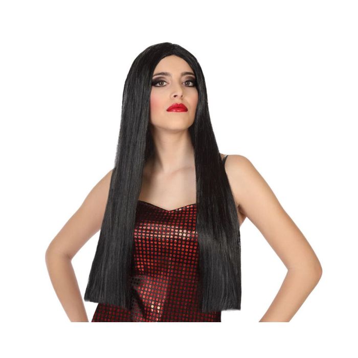 Peluca Larga Lisa Morena De 60 cm Y 120 gr, Para Looks Intensos, Halloween, Cosplay O Espectáculos Peluca Larga Lisa Morena De 60 cm Y 120 gr, Para Looks Intensos, Halloween, Cosplay O Espectáculos