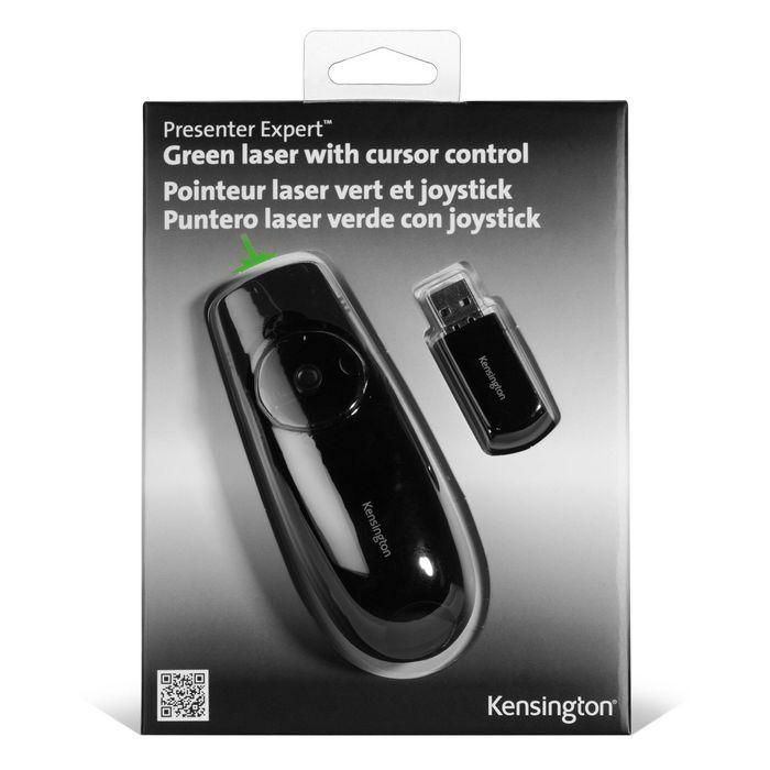 Kensington Presentador Inalámbrico USB con Puntero Láser Verde y Alcance de 45M 10