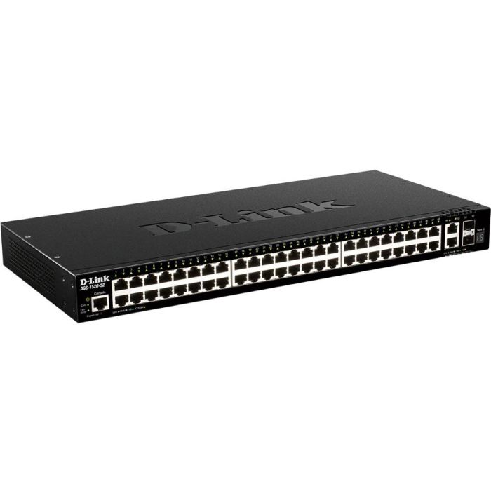 D-Link DGS-1520-52/E Switch Gestionado L3 52 Puertos Gigabit Smart con 10G SFP+ Montaje en Rack