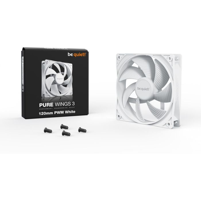 Be Quiet! Pure Wings 3 PWM 120mm White Ventilador 2