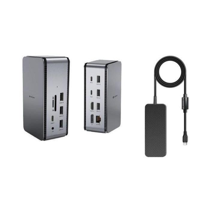eSTUFF USB4 Pro Dual Dock including PD100W Power Supply 2 eSTUFF USB4 Pro Dual Dock including PD100W Power Supply 2